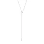 Jane Kønig Half Moon NO. 2 Tie Necklace Halskette Rostfreier Stahl HMTN-AW26-SS-S