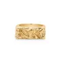 IX Studios Rustic Ring Silber Vergoldet DMN0321GD