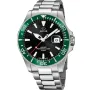 Jaguar Pro Diver J860/H Uhr mit Schwarz Zifferblatt und einem Gehäuse von 43 mm im Durchmesser und einem Metallarmband in Silber