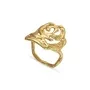 Jane Kønig Big Rose Ring Silber Vergoldet BRR-HOL23-G