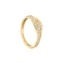 Rosefield Pave Wave Ring Edelstahl Vergoldet JRPW52G-J1266
