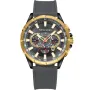 Kensington Master K0056 Uhr mit Grau Zifferblatt und einem Gehäuse von 48 mm im Durchmesser und einem Gummi Armband in Grau