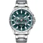 Kensington Master K0006 Uhr für Herren mit Blau Zifferblatt, das 48 mm im Durchmesser misst und mit einem Stahl Metallarmband Uhrenarmband versehen ist