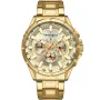 Kensington Master K0050 Uhr für Herren mit Gold Zifferblatt, das 48 mm im Durchmesser misst und mit einem Gold Metallarmband Uhrenarmband versehen ist