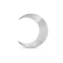 Jane Kønig Big Half Moon Ohrring Single Silber MHMS-XJK24-1-S