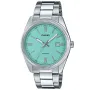 Casio Timeless MTP-1302PD-2A2VEF Uhr mit Blau Zifferblatt und einem Gehäuse von 39 mm im Durchmesser und einem Metallarmband in Silber