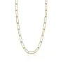 Ania Haie Link Up Halskette Silber Vergoldet N046-03G