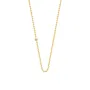 Julie Sandlau Anchor Chain Halskette Silber Vergoldet NL549-45