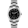 OceanX Navigator NVS331 Uhr mit Schwarz Zifferblatt und einem Gehäuse von 39 mm im Durchmesser und einem Metallarmband in Silber