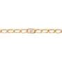 PDPAOLA Letter P Armband Silber Vergoldet PU01-553-U