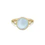 Julie Sandlau Prime Ring Milky Aqua Ring Silber Vergoldet RI248GD