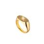 Jane Kønig Reflection Signet Blank Ring Silber Vergoldet RSR01-G-AW2000_50