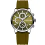 Studsgaard Chronograph S0052 Uhr für Herren mit Grün Zifferblatt, das 42 mm im Durchmesser misst und mit einem Grün Silikonarmband Uhrenarmband versehen ist