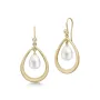 Julie Sandlau Afrodite Droplet Ohrringe Silber Vergoldet SDM84GDWHPLCZ