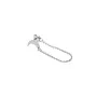 Jane Kønig Single Half Moon NO. 2 Chain Stud Ohrring Single Rostfreier Stahl SHMS-AW26-SS-S