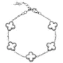 SKØR Clove White Armband Rostfreier Stahl SK0035