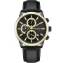 Studsgaard Chronograph S0044 Uhr mit Schwarz Zifferblatt und einem Gehäuse von 42 mm im Durchmesser und einem Lederarmband in Schwarz