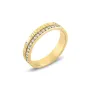 Tommy Hilfiger Mini Crystals Ring Edelstahl Vergoldet 2780911