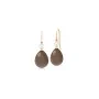 Julie Sandlau Elina Chocolate moonstone Ohrringe Silber Vergoldet YG14-HKS829WHPLCHMN