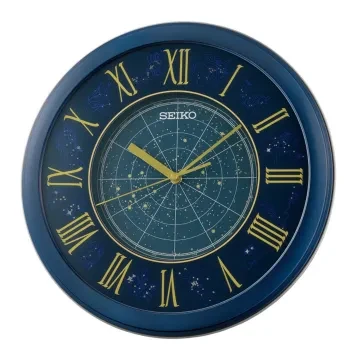 Seiko Funkwanduhr Schwarz – Modernes Design, Präzise Zeit