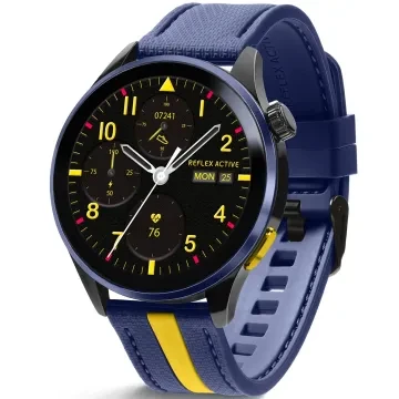 Reflex Active Montre Femme Quartz Numérique Bracelet Silicone RA06-2100, Noir, Sangle