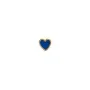 STINE A Jewelry Petit Love Heart Ohrring Single Silber Vergoldet 1181-02-Cobalt Blue