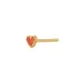 STINE A Jewelry Petit Love Heart Ohrring Single Silber Vergoldet 1181-02-Coral