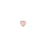 STINE A Jewelry Petit Love Heart Ohrring Single Silber Vergoldet 1181-02-Light Pink