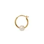 STINE A Jewelry Big Pearl Berrie Ohrring Single Silber Vergoldet 1354-02-S