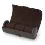 Wolf Blake Heritage Uhrenrolle 3 Uhren Braun Kunstleder 305606