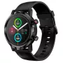 Xiaomi Haylou Smartwatch LS05S Uhr mit Schwarz Zifferblatt und einem Gehäuse von 45 mm im Durchmesser und einem Gummi Armband in Schwarz