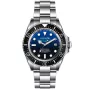 OceanX Sharkmaster 1000 SMS1012 Uhr mit Blau Zifferblatt und einem Gehäuse von 44 mm im Durchmesser und einem Metallarmband in Silber