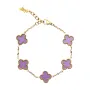 SKØR Clove Purple Armband Rostfreier Stahl SK0044