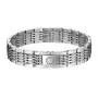Carl Pique Acier Bracelet Armband Rostfreier Stahl CP0095