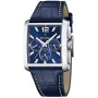 Festina Chrono Timeless F20636/2 Uhr mit Blau Zifferblatt und einem Gehäuse von 38 mm im Durchmesser und einem Lederarmband in Blau