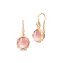 Julie Sandlau Prime Dusty Rose Ohrringe 22 kt. Silber Vergoldet HKS181GDDSROCRCZ