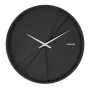 Karlsson Wall Clock i 30 cm i diameter og i en flot Sort farve