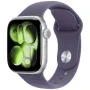 Apple Watch Series 11 GPS 46mm Silver Aluminium Purple Fog Sport Band S/M MEV94