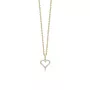 Mads Z Tender Heart Halskette 14 kt. Gold 0,12 ct. 1531312