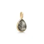 Julie Sandlau Lea Pendant Smokey Anhänger 22 kt. Silber Vergoldet PD367GDSMCR