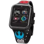 Accutime Star Wars Darth Vader Storm Troopers Smartwatch P000980 Uhr für Junge mit Schwarz Zifferblatt, das 38 mm im Durchmesser misst und mit einem Schwarz Silikonarmband Uhrenarmband versehen ist