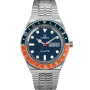 Timex Reissue TW2U61100 Uhr mit Blau Zifferblatt und einem Gehäuse von 38 mm im Durchmesser und einem Metallarmband in Silber