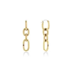 Tommy Hilfiger Contrast Link Chain Earring Ohrringe Rostfrei