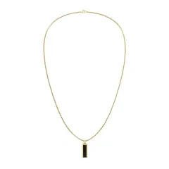 Tommy Hilfiger Semi Precious Halskette Rostfreier Stahl 2790