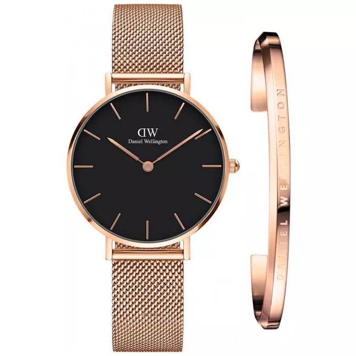 Daniel Wellington Geschenkset mit Damenuhr Armband Ros