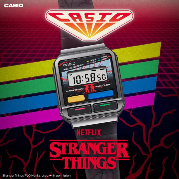 CASIO STRANGER THINGS 腕時計 A120WEST-1AJR Casio Vintage x Stranger Things A120WEST-1AER - Ditur