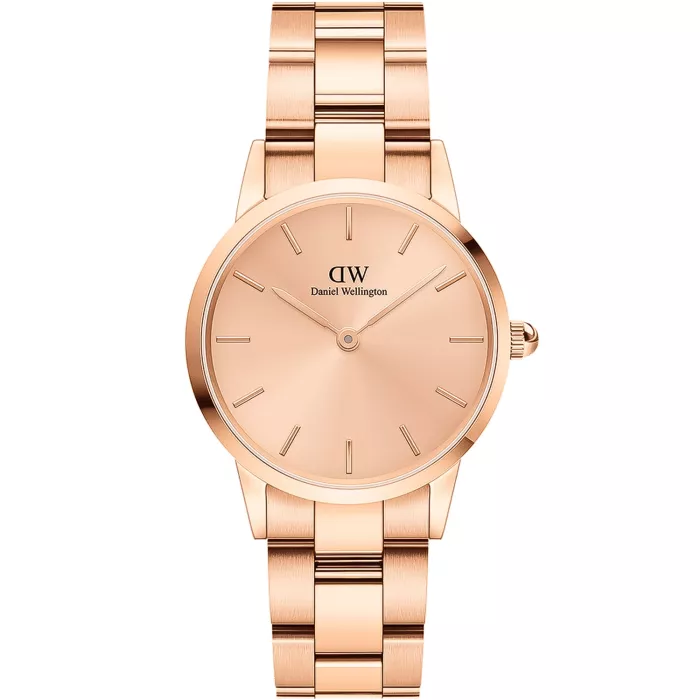 Daniel Wellington 腕時計 ICONIC LINK UNITONE 28 DW00100401 Iconic Link Unitone - Gold watch with steel link 28mm | DW
