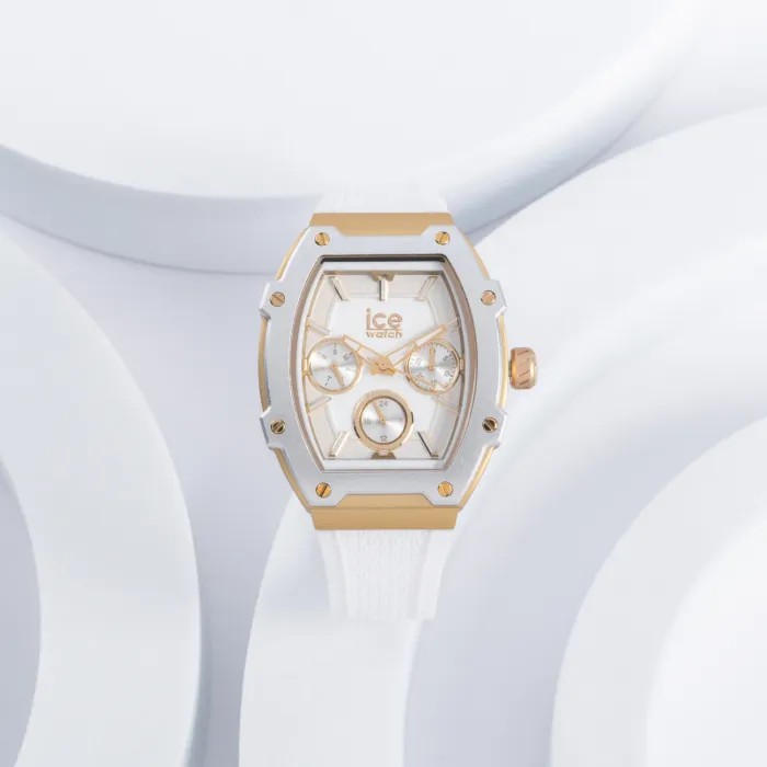 Ice-Watch ICE Boliday Uomo – Orologio Bianco Trasparente, Cinturino In Silicone, Cassa Media 43 Mm, 024289