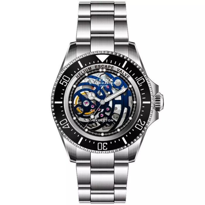 OceanX Sharkmaster 1000 Skeleton SMS1012S Ditur