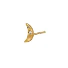 STINE A Jewelry Petit Bella Moon Ohrring Single Silber Vergoldet 1281-02-S